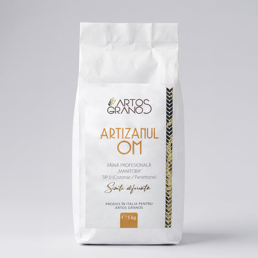 Artizanul 0M — Făină Manitoba Tip 0-M W400 | 5kg