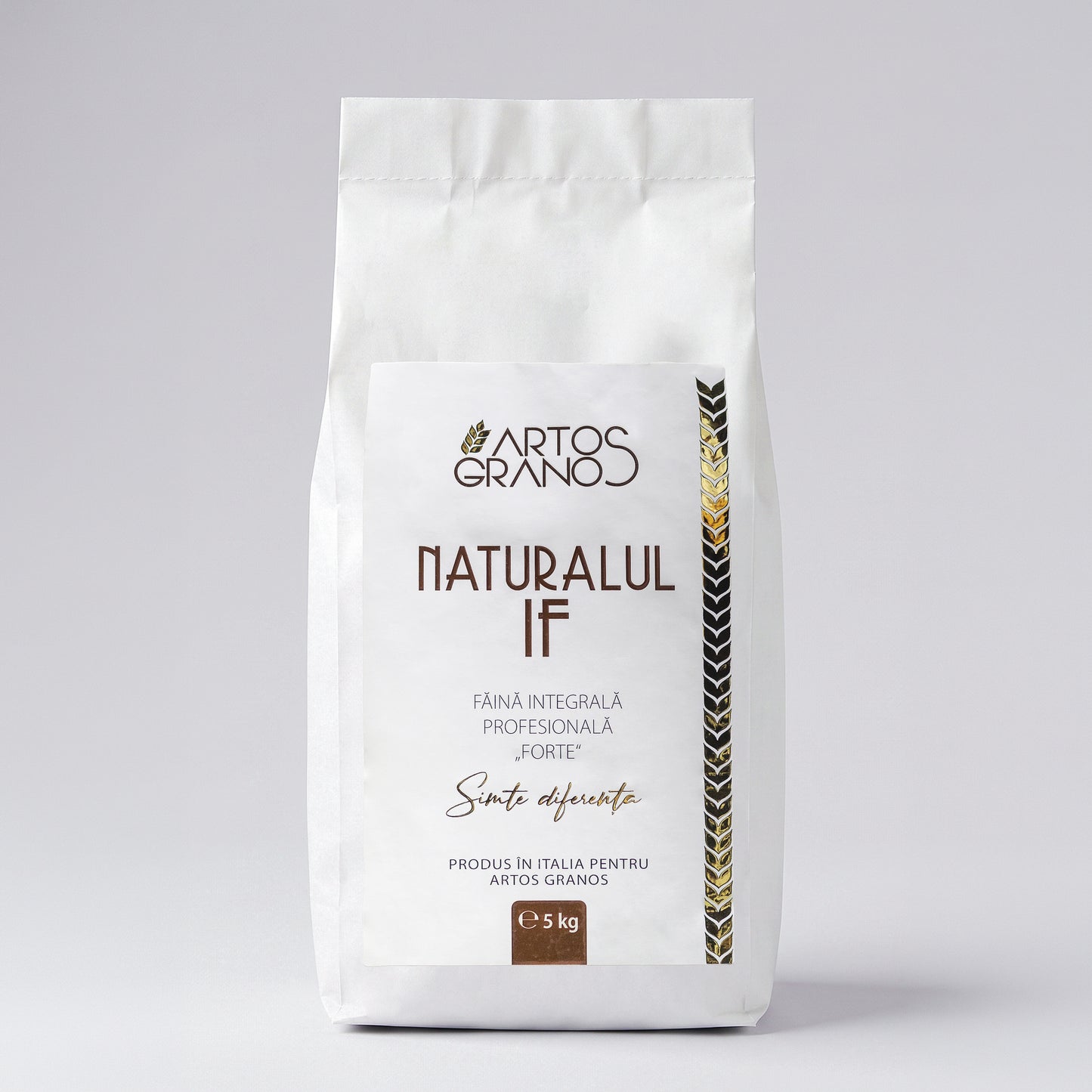 Naturalul IF — Făină Integrală Forte W340 | 5kg