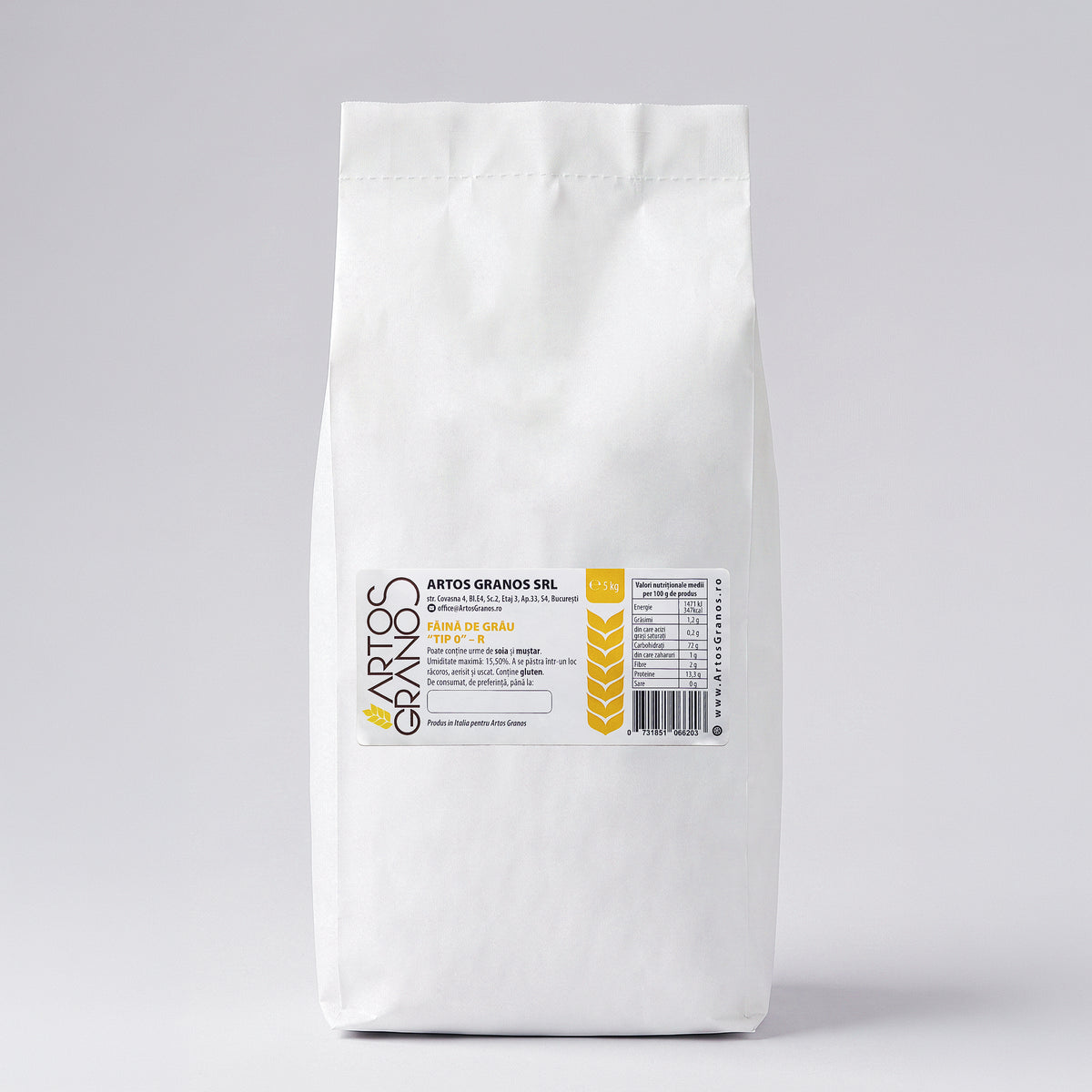 Maestrul 0R — Pizza & Focaccia Făină Profesională Tip 0 W330 | 5kg