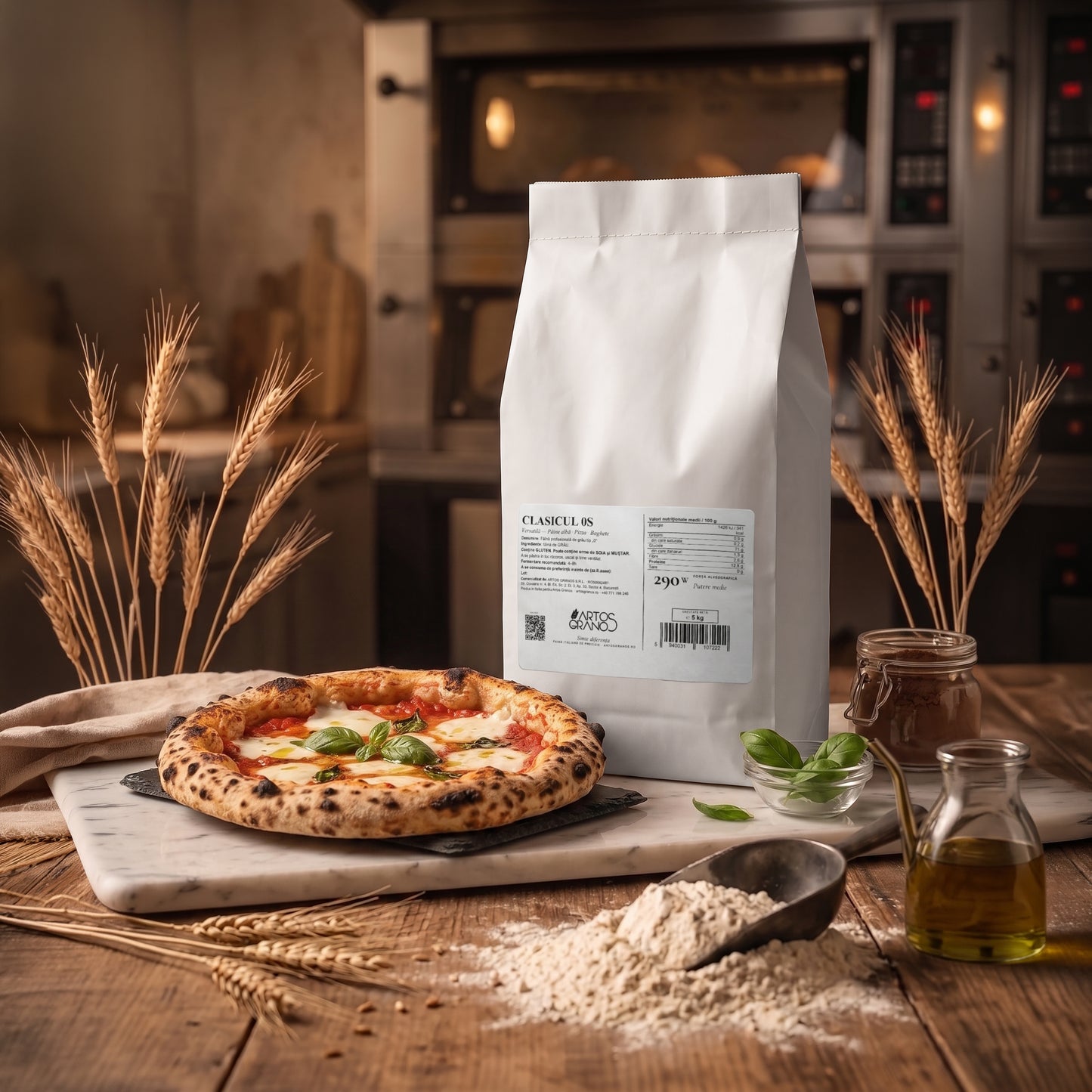 Clasicul 0S — Pâine & Pizza Făină Profesională Tip 0 W290 | 5kg