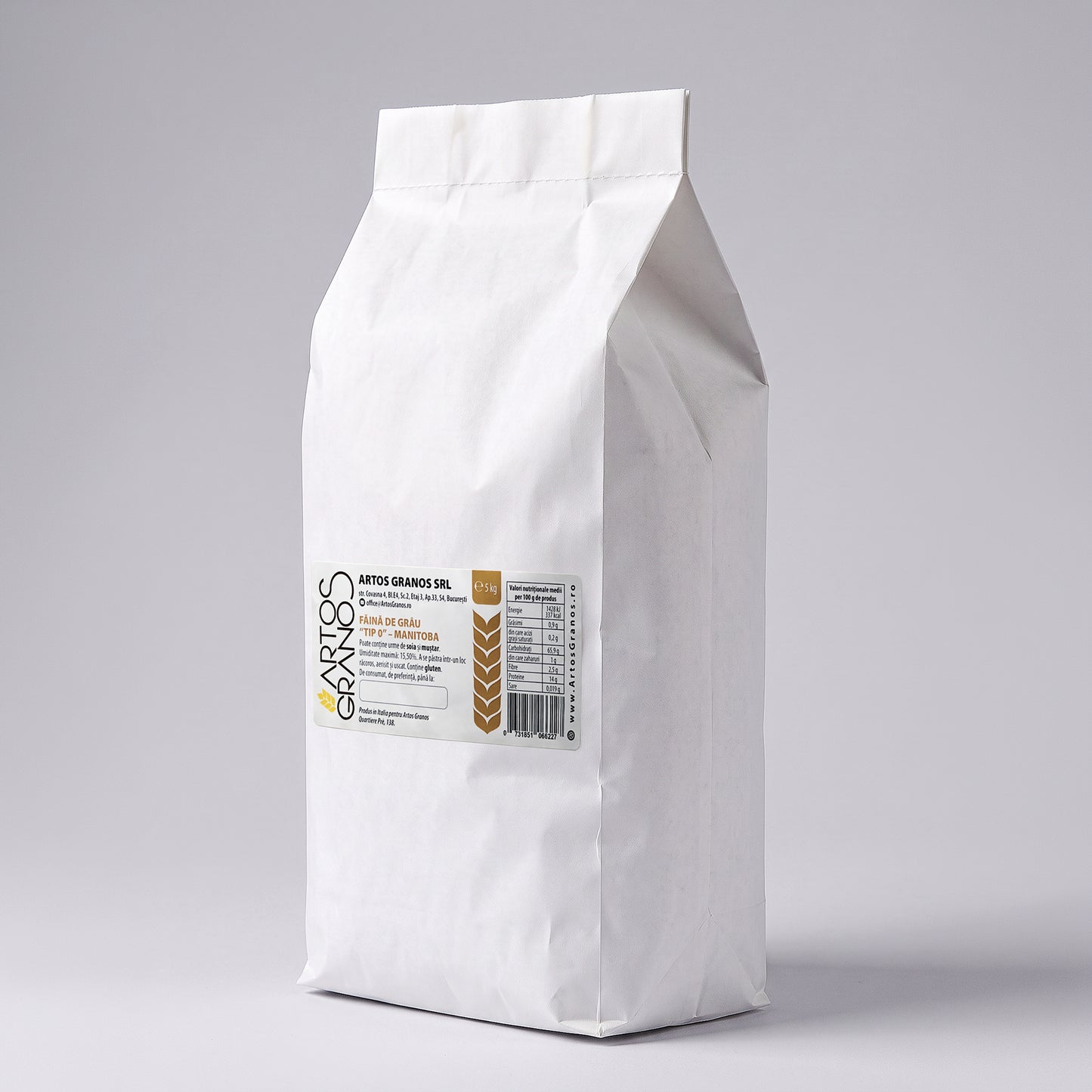 Artizanul 0M — Făină Manitoba Tip 0-M W400 | 5kg