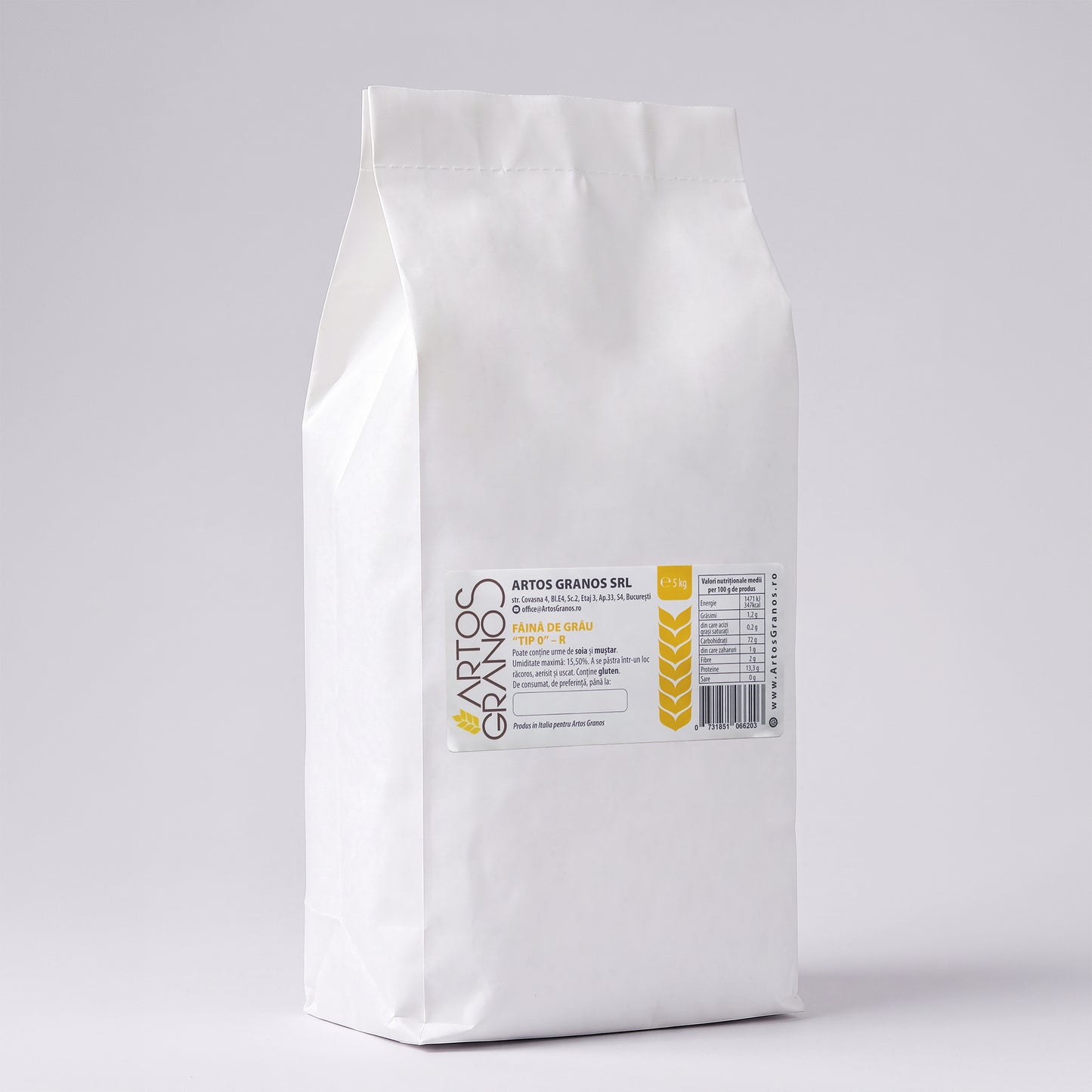 Maestrul 0R — Pizza & Focaccia Făină Profesională Tip 0 W330 | 5kg