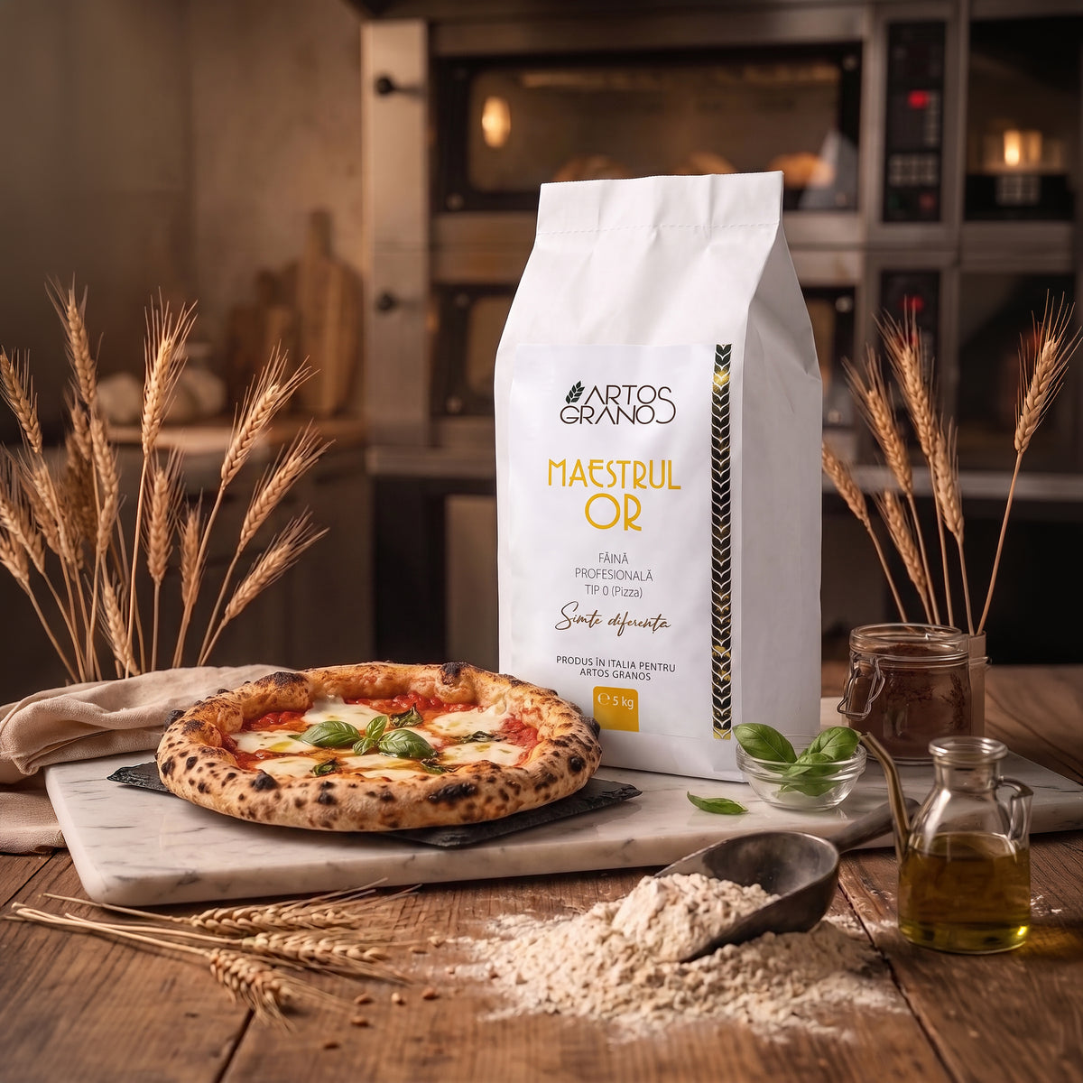 Maestrul 0R — Pizza & Focaccia Făină Profesională Tip 0 W330 | 5kg