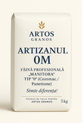 Artizanul 0M — Făină Manitoba Tip 0-M W400 | 5kg