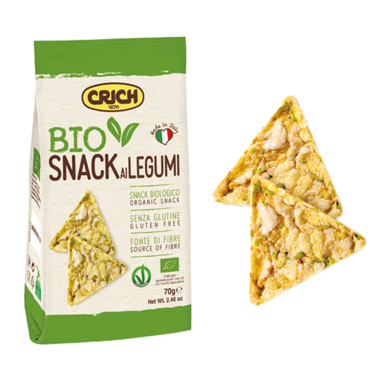 Bio Snack ai Legumi - Snack Biologic Fără Gluten cu Leguminoase - 70g