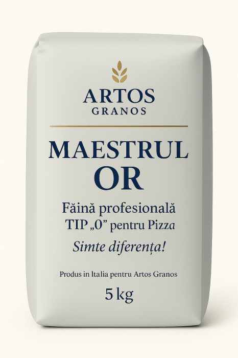 Maestrul 0R — Făină profesională Tip 0 pentru pizza, W330, sac 5 kg